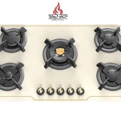 گاز صفحه ای آلتون با سرشعله ساباف ایتالیا IG540C کرم